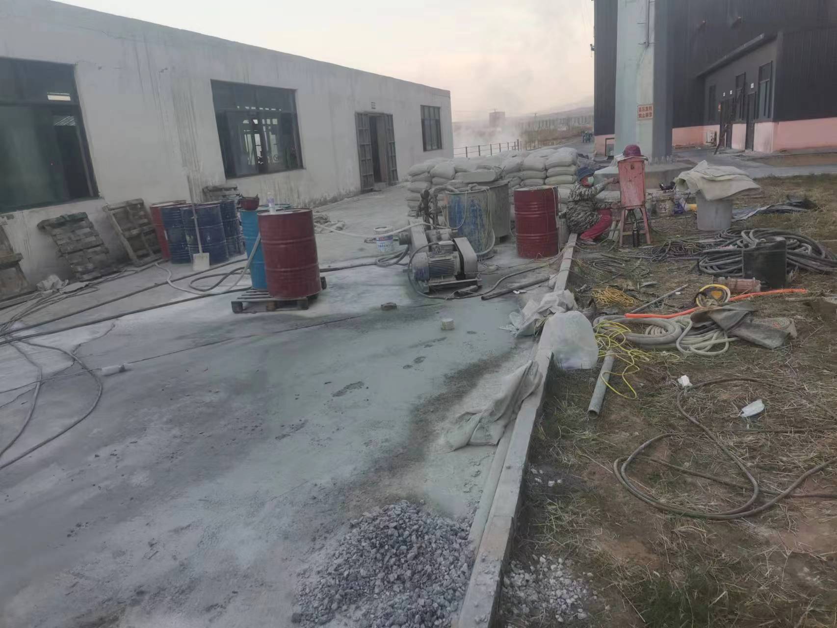 万柏林厂房地基沉降注浆