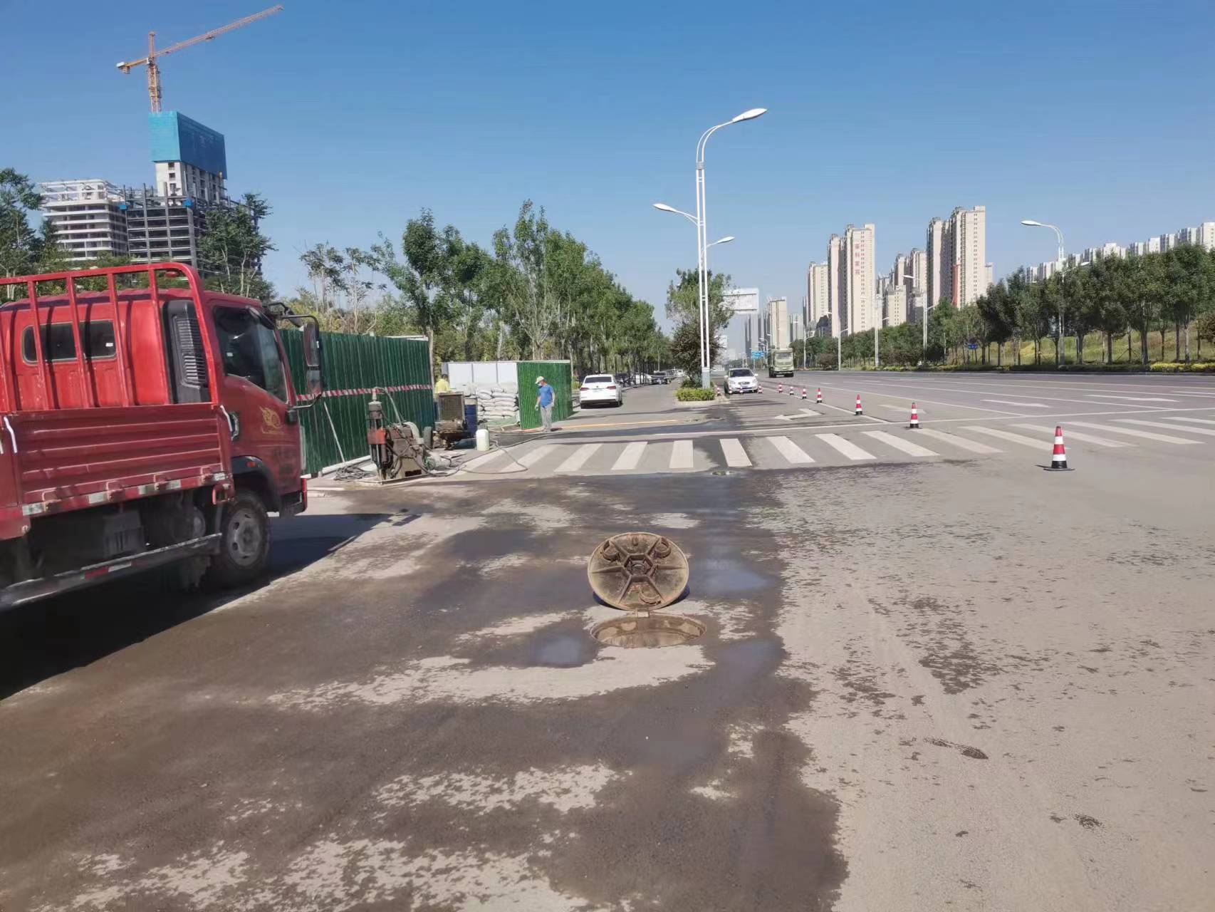 万柏林路面地基沉降注浆